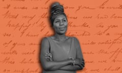 Sisonke Msimang against an orange background