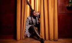 Adjani Salmon, Writer, Director and Actor. Photographed inside the Piano Room at The House of Koko, Camden, London. Photograph by David Levene 10/7/23