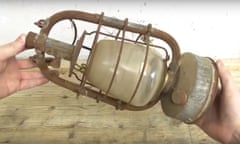 Relight my fire ... Barn Find Oil Lamp, on Perfect Restoration Youtube tutorial.