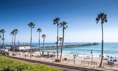 San Clemente pier and beach