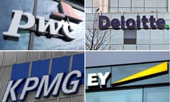 PwC, Deloitte, KPMG and EY – the ‘big four’ – are on the Strategic Suppliers list.