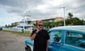 FILE PHOTO: John McAfee smokes a cigarette before taking a taxi at the Marina Hemingway in Havana<br>FILE PHOTO: John McAfee, co-founder of McAfee Crypto Team and CEO of Luxcore and founder of McAfee Antivirus, smokes a cigarette before taking a taxi at the Marina Hemingway in Havana, Cuba, July 4, 2019. Picture taken July 4, 2019. REUTERS/Alexandre Meneghini/File Photo