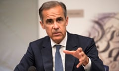 Bank of England governor Mark Carney