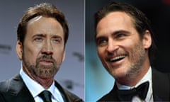 Meet your new superheroes … Nicolas Cage and Joaquin Phoenix.