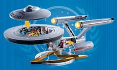 The Playmobil Star Trek Enterprise comes with a wire to suspend it from the ceiling, suggesting it is designed to be looked at.