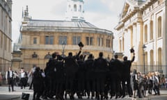 Oxford, UK19th of October 2019 New students from Oxford University as they are conferred member the University. matriculation is a ceremony that marks formal admission of student to the University. © Pete Lusabia/Alamy News Live<br>2A5B0WE Oxford, UK19th of October 2019 New students from Oxford University as they are conferred member the University. matriculation is a ceremony that marks formal admission of student to the University. © Pete Lusabia/Alamy News Live