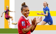 Rachel Daly, Nikita Parris and Magdalena Eriksson.