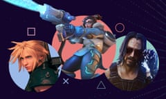 Games to look forward to in 2020, from left: Final Fantasy VIII to Overwatch 2 and Cyberpunk 2077