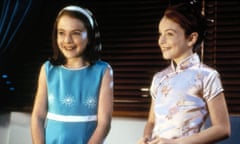 Separated at birth: Lindsay Lohan as The Parent Trap’s  transatlantic twins up to no good.