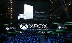 XBox presser at 2016 e3 Expo in Los Angeles<br>epa05362628 Phil Spencer, head of Microsoft's Xbox, introduces the new Xbox One S at the Xbox press conference prior to the start of the E3 (Electronic Entertainment Expo) in Los Angeles, California, USA, 13 June 2016. The E3 expo introduces new games and gaming devices and is an anticipated annual event among gaming enthusiasts and marketers. EPA/MIKE NELSON