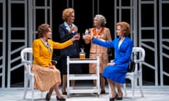 Charming … (l-r) Abigail Cruttenden, Kate Fahy, Marion Bailey and Naomi Frederick in Handbagged.