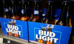 FILE - Bottles of Bud Light beer are seen at a grocery store in Glenview, Ill., Tuesday, April 25, 2023. Anheuser-Busch InBev has reported a drop in U.S. revenue in the second quarter as Bud Light sales plunged amid conservative backlash over a campaign with transgender influencer Dylan Mulvaney. (AP Photo/Nam Y. Huh, File)