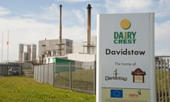 Dairy Crest's Davidstow cheese factory