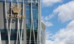 The Crown casino tower at Barangaroo in Sydney