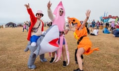 revellers at Boardmasters, Newquay