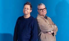 Simon Mayo and Mark Kermode photographed by David Vintiner for the Observer New Review.