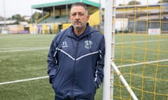 Tom Loizou, manager of Haringey Borough FC.
