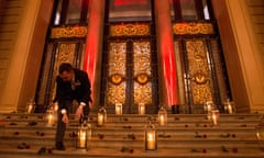 Candles are lit and roses laid to commemorate the victims of the Hillsborough disaster at St George’s Hall as the 96 victims of the Hillsborough disaster are honoured with the Freedom of the City of Liverpool.