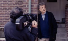 Robert B Weide filming Kurt Vonnegut for Unstuck in Time.