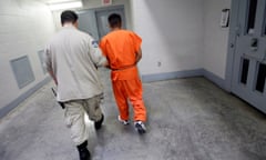 Texas Prison<br>A 2008 file photo shows Val Verde Correctional Facility officer moves an inmate from solitary confinement at the facility in Del Rio, Texas.