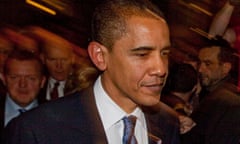 U.S. President Obama and Denmark's PM Rasmussen are seen at the Bella Center in Copenhagen<br>U.S. President Barack Obama and Denmark's Prime Minister Lars Lokke Rasmussen (L) are seen at the Bella Center in Copenhagen December 18, 2009. World leaders tried to save a climate deal from collapse over a stand-off between rich and developing nations on Friday, the last day of U.N. talks meant to agree a new global pact.    REUTERS/Sren Bidstrup/Scanpix (DENMARK - Tags: POLITICS ENVIRONMENT) NO COMMERCIAL OR BOOK SALES. DENMARK OUT. NO COMMERCIAL OR EDITORIAL SALES IN DENMARK