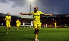 Brentford's Bryan Mbeumo celebrates scoring their second goal