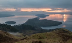 A view from Conic Hill, Loch Lomond, Scotland.