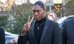 Caster Semenya arriving for a hearing at the court of arbitration for sport in 2019