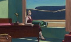 Detail from Western Motel, 1957 by Edward Hopper.