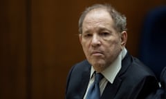 FILE PHOTO: Former film producer Harvey Weinstein appears in court in Los Angeles<br>FILE PHOTO: Former film producer Harvey Weinstein appears in court at the Clara Shortridge Foltz Criminal Justice Center in Los Angeles, California, USA, 04 October 2022 to face sex-related charges. Etienne Laurent/Pool via REUTERS/File Photo