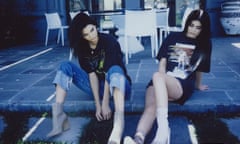 Kendall (L) and Kylie (R) Jenner in promotional images for their clothing line