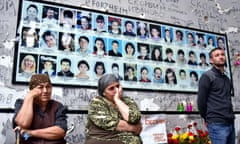 People commemorate the victims of Beslan
