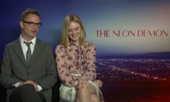 Neon Demon junket Elle Fanning Nicolas Winding Refn