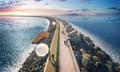 Artist’s impression of the wall of the tidal lagoon