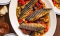 Jose Pizarro's escalivada with mackerel. 321