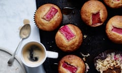 Rhubarb Ginger Muffins