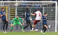 Roma's Francesco Totti equalises in the 85th minute of the Serie A match at Atalanta