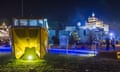 Greenpeace’s installation at Glastonbury