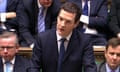 George Osborne delivers the budget