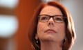 The Prime Minister Julia Gillard prepares to address the CEDA State of the Nation conference at a breakfast in the Mural Hall of Parliament House in Canberra this morning, Monday 23rd June 2013. Photograph by Mike Bowers #politicslive