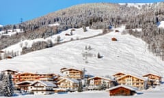 The village of Gerlos in the Tyrolean Alps