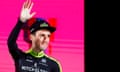 Simon Yates during the team presentation in Bologna for the 2019 Giro d’Italia.