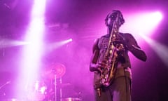 Shabaka Hutchings leads the Comet Is Coming at the Mill, Birmingham.