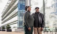 Estelle Williams with her father, Eddie, on whom she performed CPR.