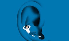 Illustration of person resting in an ear