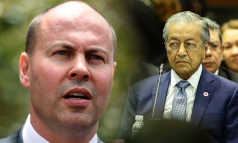 Embassy move: Frydenberg accuses Malaysian PM of antisemitism – video