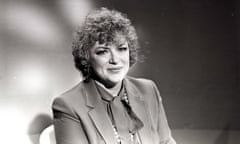 ITV ARCHIVE<br>Ann Leslie, journalist and presenter of television show 'What The Papers Say'.
