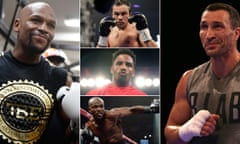 Floyd Mayweather, Juan Manuel Márquez, Andre Ward, Timothy Bradley and Wladimir Klitschko. 