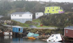 Hurricane Fiona landed in Nova Scotia with category 2 winds.