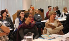 Teachers and librarians at the Reading for pleasure conference 25 November 16